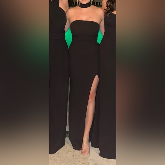 Sensational Status Black Halter Mermaid Maxi Dress - Picture 5 of 5
